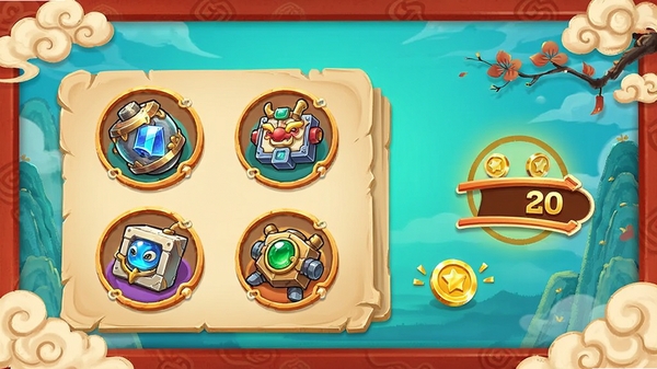 ��������Ϸ���߽��棬չʾ��ʾ����ͼ���������������翨ͨ����������õ���ɫ