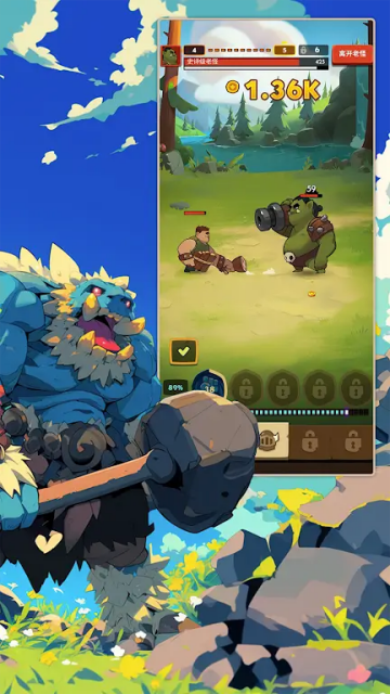 �ҵķ���Ӣ��(���ĸ����˵�)My Hero Idle