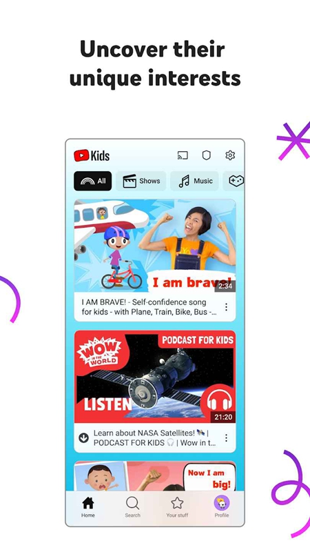 YouTube Kids�͹ܶ�ͯ��(YT Kids)��ͼ