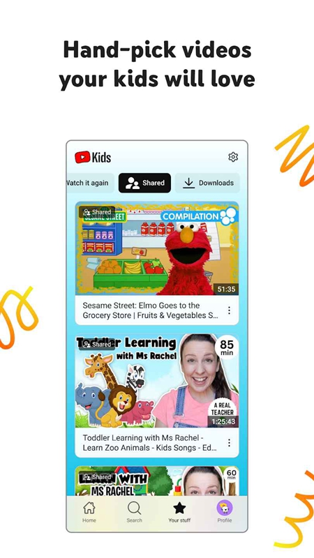YouTube Kids�͹ܶ�ͯ��(YT Kids)��ͼ