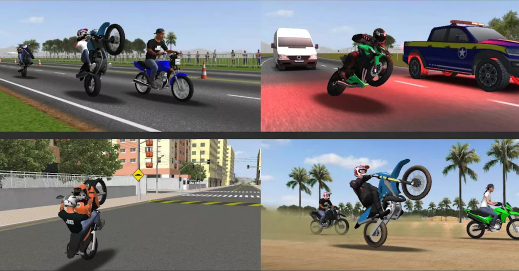 Ħ��ƽ��3d(Moto Wheelie 3D)