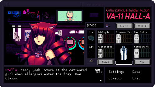 ����.��˾Ʊ��ж���׿��(VA-11 Hall-A)��ͼ