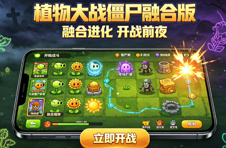 ֲ���ս��ʬ�ںϰ����°汾(PlantsVsZombiesRH)