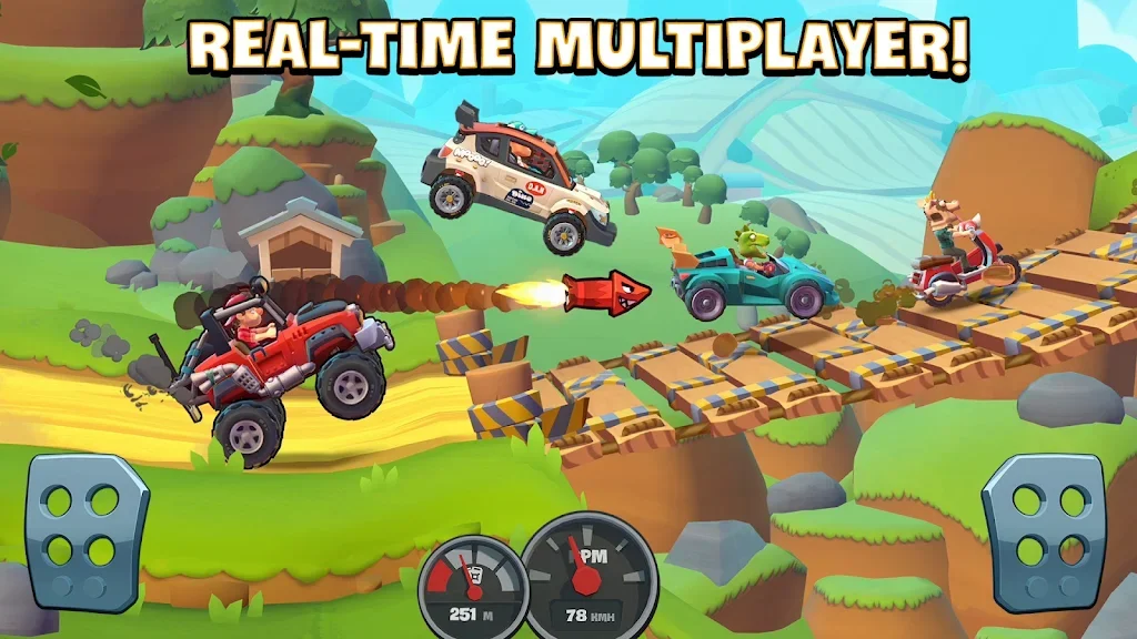 ��ɽ����3���°汾(Hill Climb Racing3)��ͼ