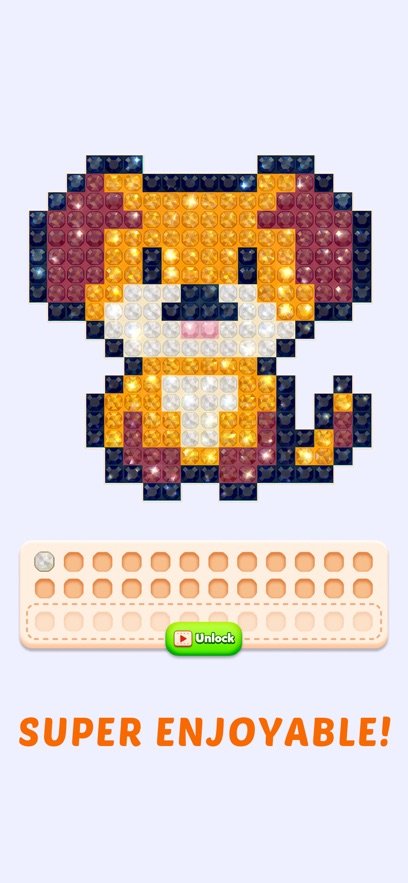 ��ʯ��ɫJewel Coloring��Ϸ��ͼ0