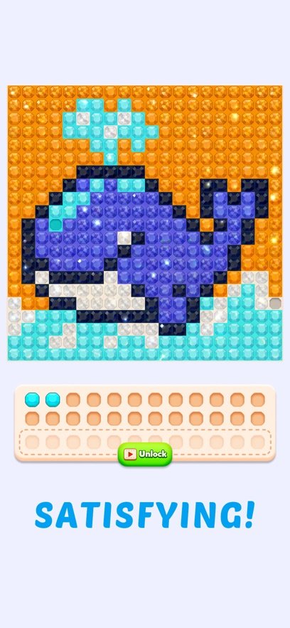 ��ʯ��ɫJewel Coloring��Ϸ��ͼ1