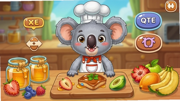 ����С�ӵ��԰���ʳ����С��Ϸ������ϵ�ų�ʦΧȹվ�ڰ���ǰ����Ļ�ϳ���QTE������ʾ����Χ�ڷŷ��۹޺�����ˮ����ɫ�����ޣ�ʳ��ϸ�ڷḻ