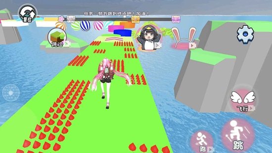 樱校女孩向前冲游戏截图3