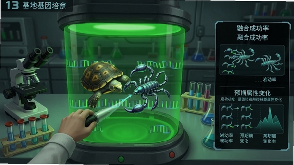 13�ش������������棬������ڽ��Ҽ׹��DNAƬ����ק�����Ы�Ļ������ϣ������ַ�����ɫӫ�⣬������ʵ���ҷ��̨��������΢�����Թܣ��Ҳ���ʾ�ںϳɹ�����Ԥ�����Ա仯