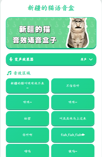 新疆的猫语音盒截图0