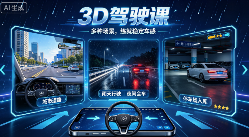 3D��ʻ�����ĸ����˵�