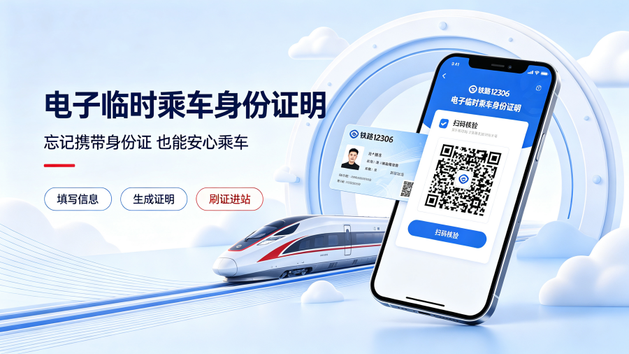 铁路12306APP(电子临时乘车身份.证明) 铁路12306APP(电子临时乘车身份.证明)