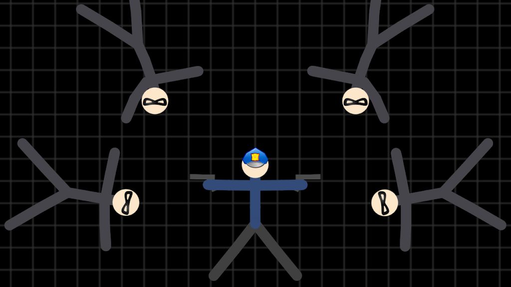 火柴人勇士无限金币版(Stickman Warriors)截图