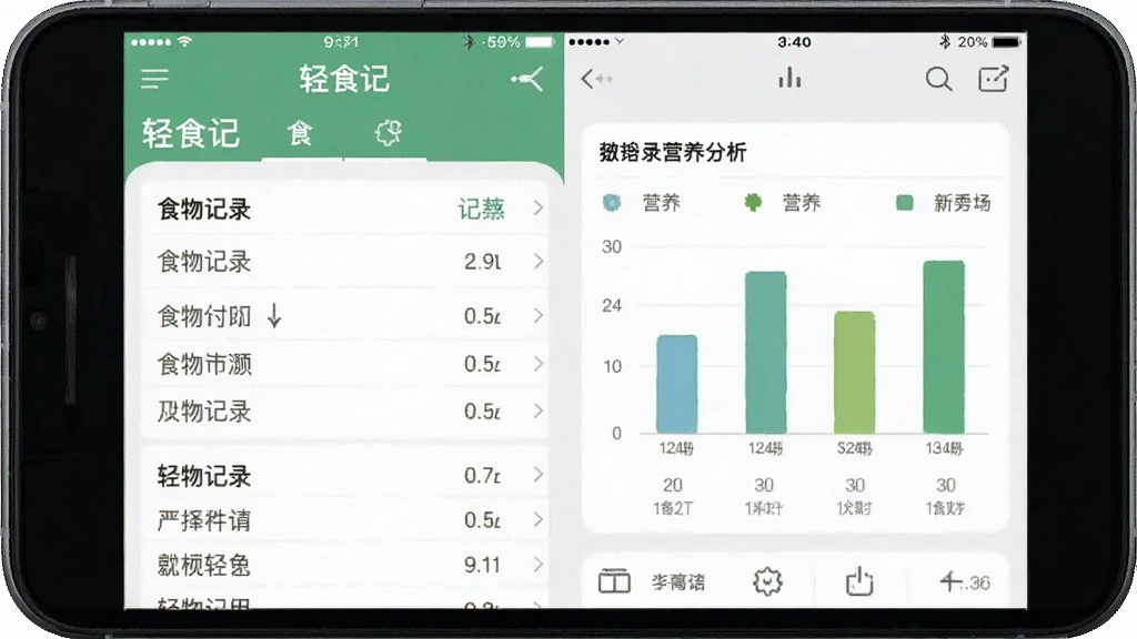 ��ʳ��app�����ͼ��չʾʳ���¼��Ӫ������ͼ��
