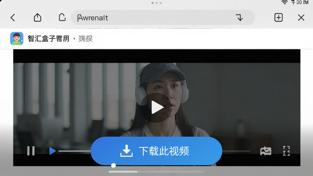 �ǻ����App��������������棬���ڲ���һ����Ƶ����Ļ�·�������һ�������ش���Ƶ���İ�ť��ͻ����Դ��̽����