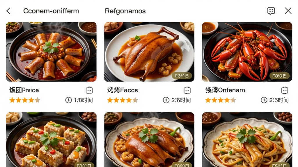 ��������APP��չʾ���ڶ���������б����棬���������л���ʳͼƬ����������Ѽ��С��Ϻ�����沼���������������ֺ�����ʱ���ǩ���Ӿ�������ʳ��������