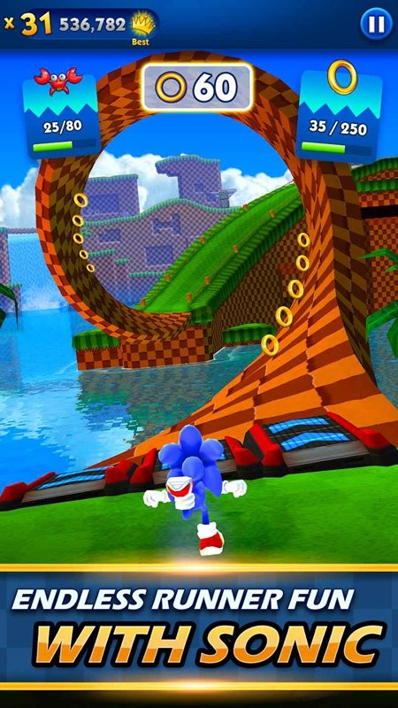 ���ٳ����Ϸ�ֻ���(SonicDash)��ͼ