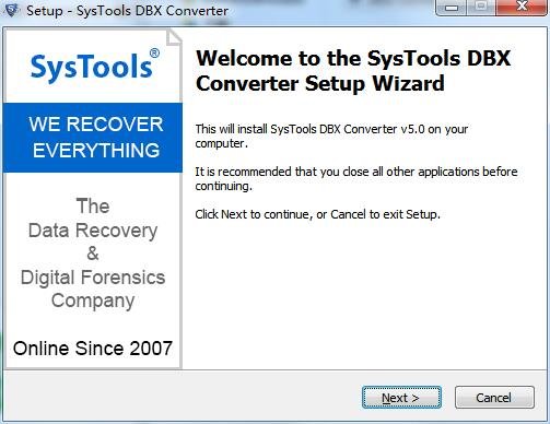 SysTools DBX Converter-��ЧDBXת�����߽�ͼ