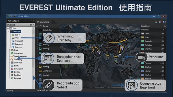 EVEREST Ultimate Editionʹ��ָ��ʾ��ͼ����ʾ���������棬��ർ�������Ҳ������ݣ����в��������ע