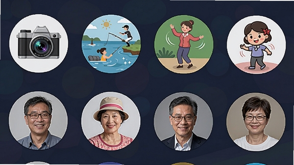 ����ϧ����ȤȦ��ҳ�棬չʾ��ͬȦ��ͼ�꣬����Ӱ�����㡢�㳡��ȣ�ɫ�ʷḻ������ͷ����ʵ