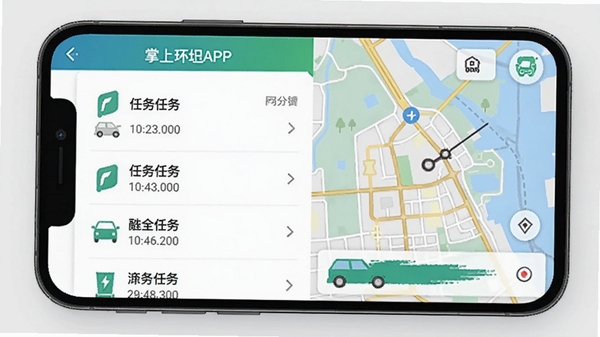 ���ϻ���APP���ֻ��ϵ�ʵ������Ч��ͼ��չʾ�����������б��͵�ͼ����