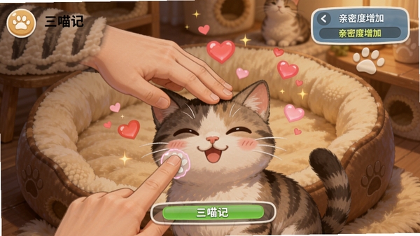 ������è�以���淨ʾ��ͼ��չʾ��ָ�����Ļ����è��ͷ����è��¶�����ܱ��飬��ΧƮ��������Ч������Ϊ��ܰè�ѣ�UI��ʾ���ܶ����ӣ��ʺ���Ϸ������ͼ