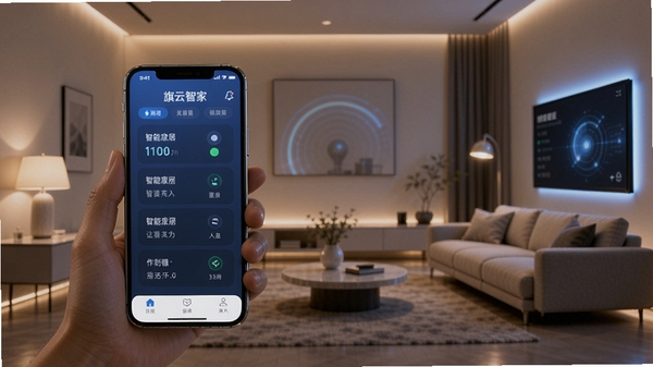 ���ܼҾӿ��ƽ��棬�ֻ�չʾ�����Ǽ�app������Ϊ�ִ���Լ�������ƹ���ͣ��Ƽ���ʮ��