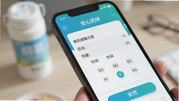 �ֻ���д����Ļ��ʾ������ҩ�顱APP����ҩ��������ҳ�棬��ҩ����������ʱ��ѡ���������潻�������������黯��ͻ��APP������רҵ�������ԡ�