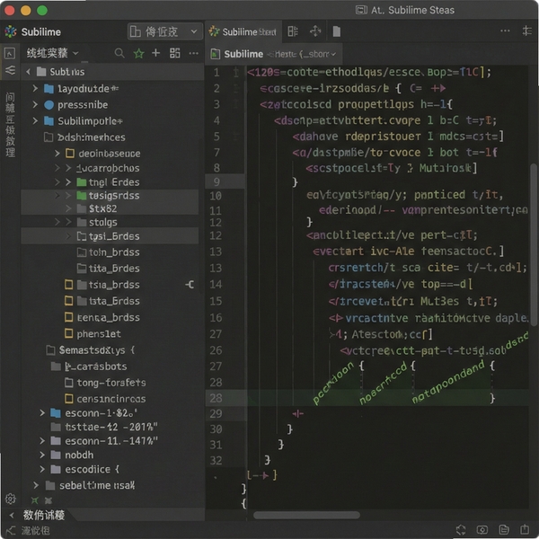 Sublime Text - 轻快强大的代码编辑器截图