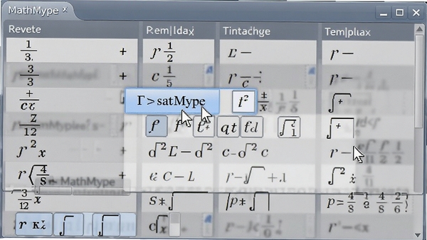 MathType��������ͼ��չʾ�������ѧ���ź�ģ�壬����������š����ֵȣ������ͣ��ĳ�������ϣ�ͻ����ḻ�Ժͷ����������ص�