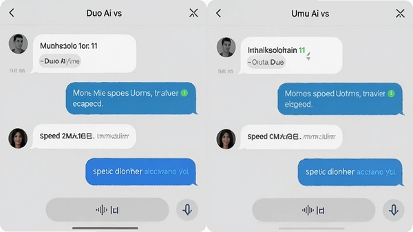 չʾDuo Ai���û����ж��ֶԻ��Ľ����ͼ�������������ݺ��������밴ť������Ϊǳ��ɫ��UI����������ͻ�����ܻظ����ٶȺ�׼ȷ�ԡ�