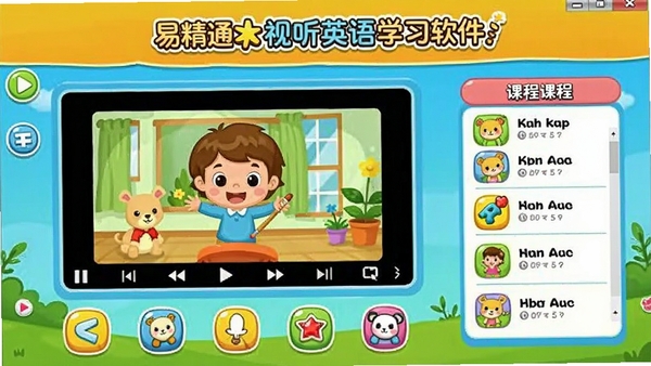 �׾�ͨ����Ӣ��ѧϰ������Сѧ�棩���԰�����ͼ��չʾɫ�ʷḻ�Ŀ�ͨѧϰ��ҳ������������������������Ϸͼ��Ϳγ��б��������������