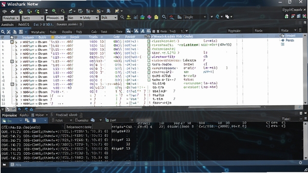 Wireshark�����������ͼ��չʾ���ݰ��б���Э������ԭʼ���ݴ��ڣ���ɫ���Ƽ��б������������ȣ�רҵ����������߷��