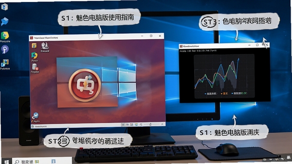 ��ɫ���԰�ʹ��ָ����ͼ��չʾ��Windows�����ϵ�������������������ش������в����ע
