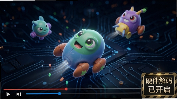 ����play����4K������Ƶ���棬ɫ�����ޣ�ϸ�ڷḻ�����½���ʾӲ�������ѿ����ı�ʶ������Ϊ��ɫ�Ƽ���