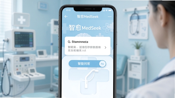 ����MedSeekӦ�ý����ͼ��չʾ�����ʴ��ܣ�����Ϊ����ɫҽ�Ʒ�񣬽���������