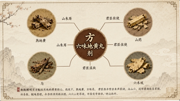 ��������ҳ�棬����ζ�ػ���Ϊ����չʾ��ػơ�ɽ���ǡ�ɽҩ����ζҩ�ĵ�Բ�ηֲ�ͼ������Ϊ�������ƣ����߱�ע������ʹ��ϵ���·�����˵������ԭ������ɫ���ӵ��š�