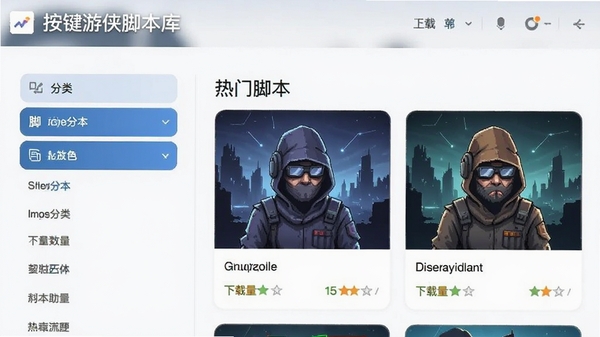 ���������ű���ҳ�棬չʾ�ű������б������Žű���Ƭ��������������������Ϣ
