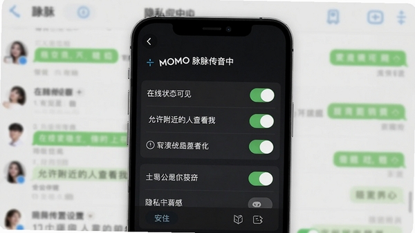 һ��չʾMOMO��������������˽�������ĵĽ��棬��Ļ����ʾ�������ѡ��硰����״̬�ɼ������������������˲鿴�ҡ��ȣ�������ģ���������б����������࣬ǿ����ȫ�кͿ��ƸС�
