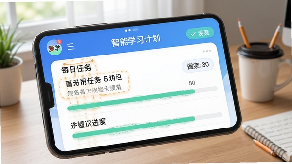 ��ѧapp����ѧϰ�ƻ����棬��ʾÿ�������������