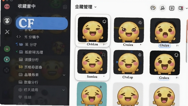 CF���ȱ�������ղؼй������棬��ʾ�����б��ͱ�������ͼ