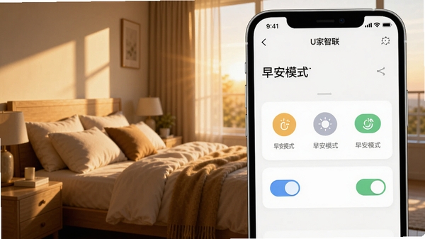 չʾU������APP�ĳ����������ý��棬�û��������ӡ��簲ģʽ�����������峿�������������ң������࣬���л������غ�ͼ��