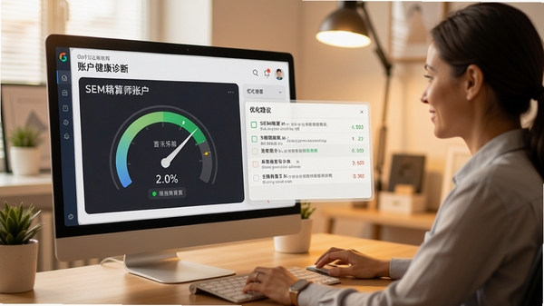 SEM����ʦ�˻�������Ͻ��棬��ʾ�����Ǳ������Ż������б�������Ϊ�Ż�ʦ������������ܰ����