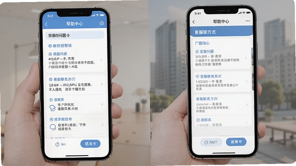 һ��ͼƬչʾ�ֻ���APP�ڵİ������Ľ��棬�������������б����ͷ���ϵ��ʽ����������Ѻ�������
