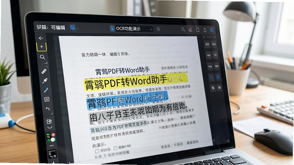 ����PDFתWord����OCR������ʾ��ɨ���ֽ���ĵ���ʶ��Ϊ�ɱ༭���֣����ֱ�������ʾ������Ϊ��������̨�����ּ���ʵ��