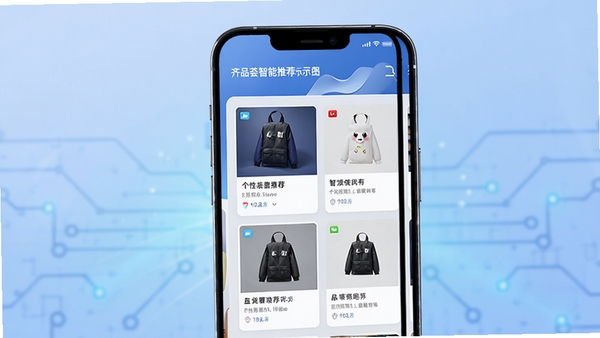 ��Ʒ�������Ƽ�����ʾ��ͼ���ֻ���Ļ��չʾ���Ի���Ʒ�Ƽ��б�������Ϊ��͵ĿƼ�����Ч