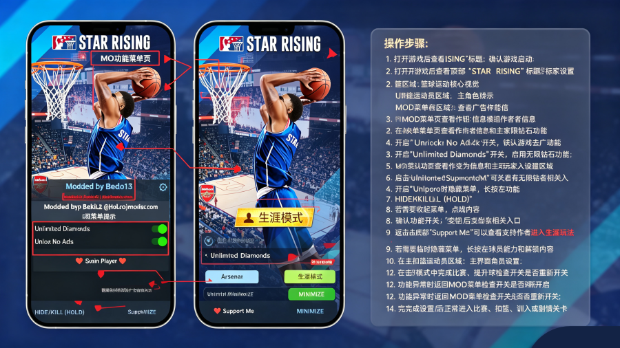 Star Rising明星崛起篮球折相思版汉化版 Star Rising明星崛起篮球折相思版汉化版
