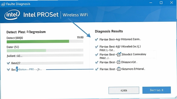 Ӣ�ض�Intel PROSet����Wifi�����Ĺ�����Ͻ��棬��ʾ�����Ⱥ���Ͻ�����������޸���ť�������Ѻã�ָ��������