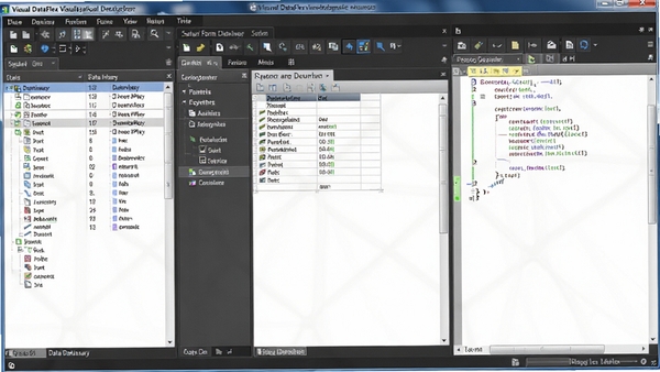Visual DataFlex ���ӻ��������������ͼ��չʾ�����ֵ䡢����������ʹ���༭��