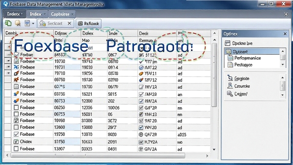 Foxbase���ݹ������棬��ʾ��������������ѡ�ͻ����Ч����